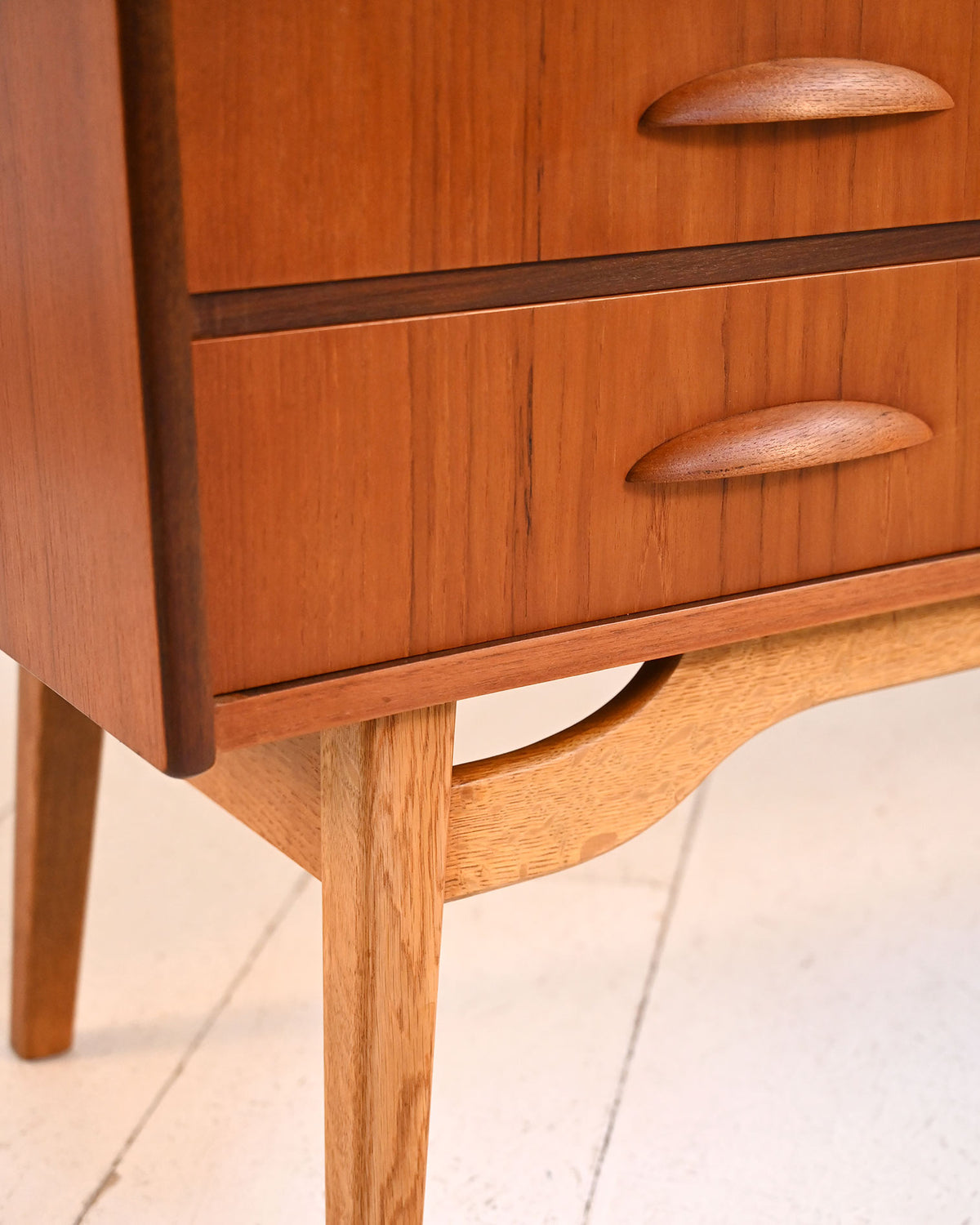 Highboard danese in teak e mogano, anni ’50