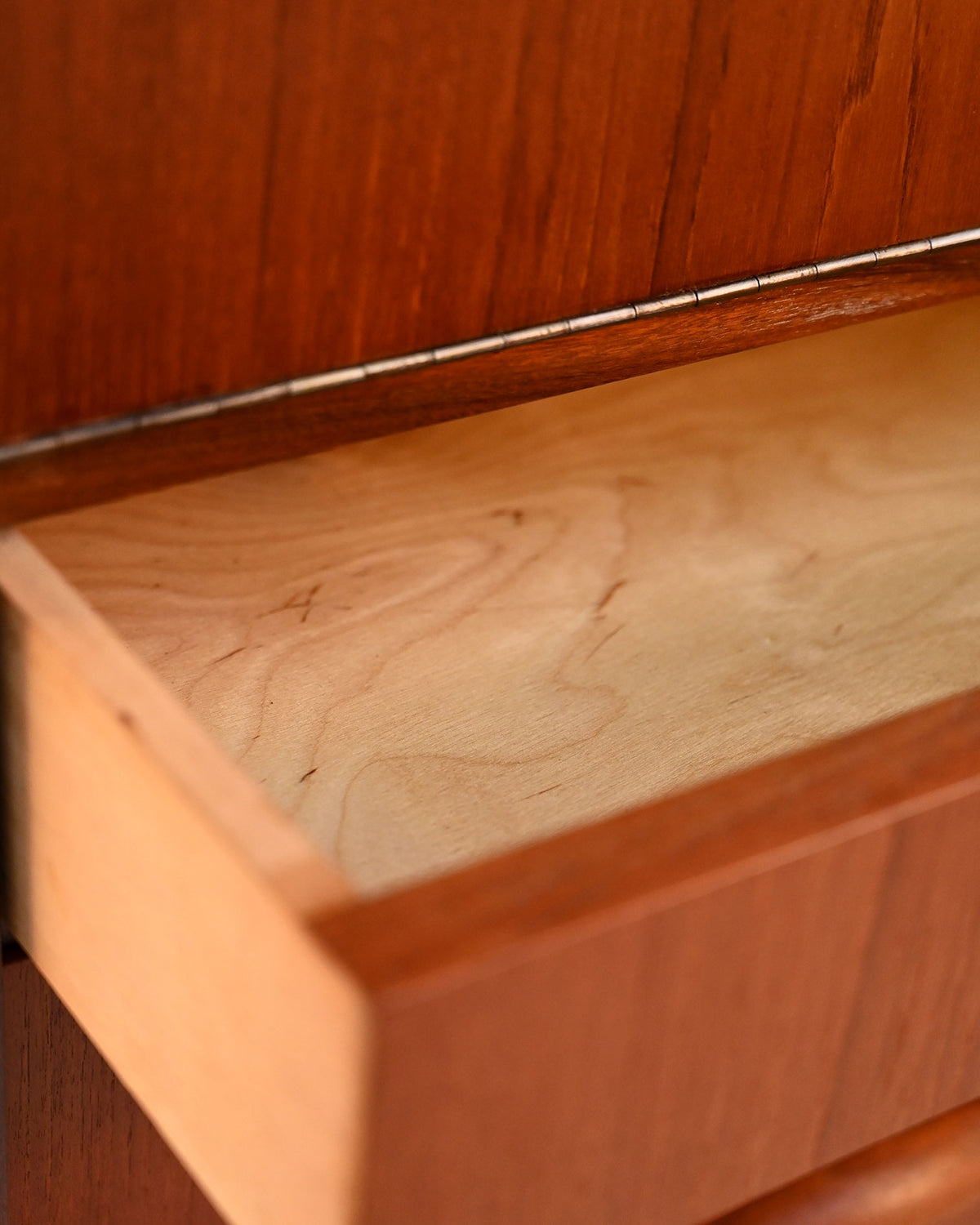 Highboard danese in teak e mogano, anni ’50