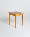 Tavolo da pranzo allungabile in faggio con top in laminato, Svezia, anni ’50-’60