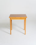 Tavolo da pranzo allungabile in faggio con top in laminato, Svezia, anni ’50-’60