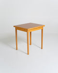 Tavolo da pranzo allungabile in faggio con top in laminato, Svezia, anni ’50-’60