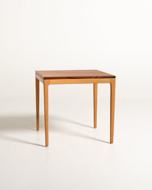 Tavolino Gemla in teak e rovere