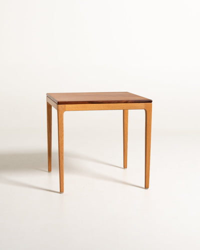 Tavolino Gemla in teak e rovere