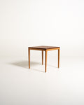 Tavolino Gemla in teak e rovere