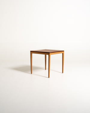 Tavolino Gemla in teak e rovere