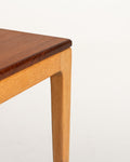 Tavolino Gemla in teak e rovere