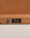 Tavolino Gemla in teak e rovere