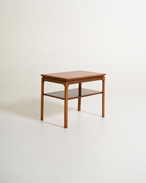Tavolino scandinavo in mogano, anni '50-'60