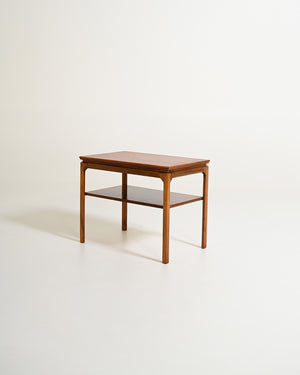 Tavolino scandinavo in mogano, anni '50-'60