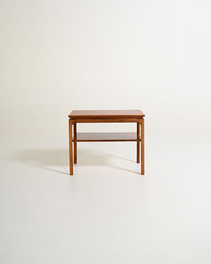 Tavolino scandinavo in mogano, anni '50-'60