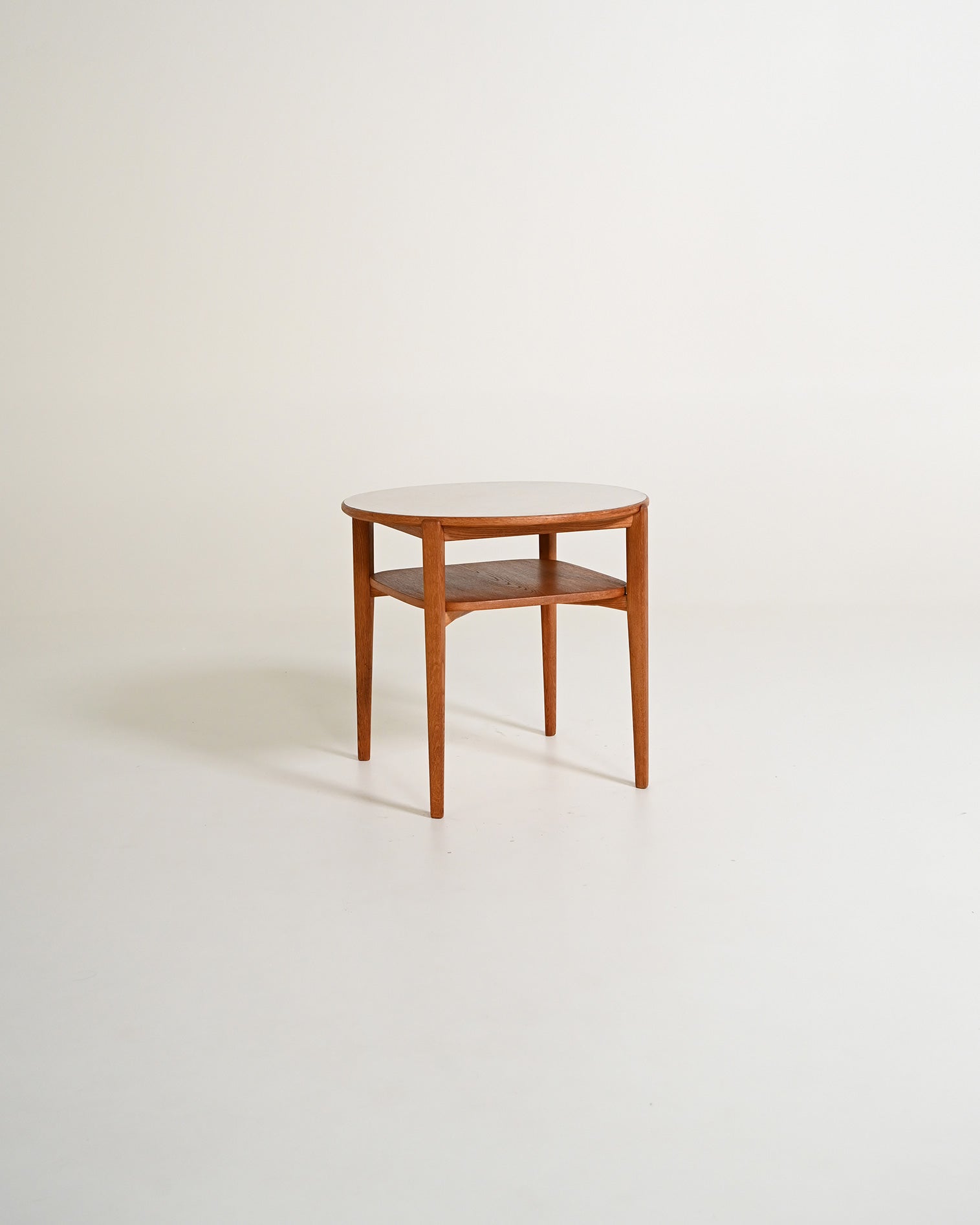 Tavolino in rovere e laminato, Ferdinand Lundqvist, anni '50-'60