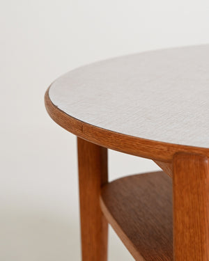 Tavolino in rovere e laminato, Ferdinand Lundqvist, anni '50-'60