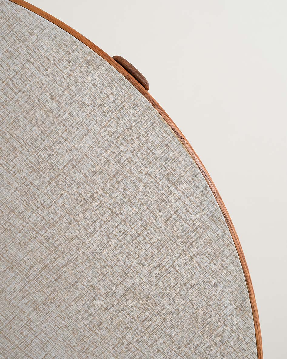 Tavolino in rovere e laminato, Ferdinand Lundqvist, anni '50-'60