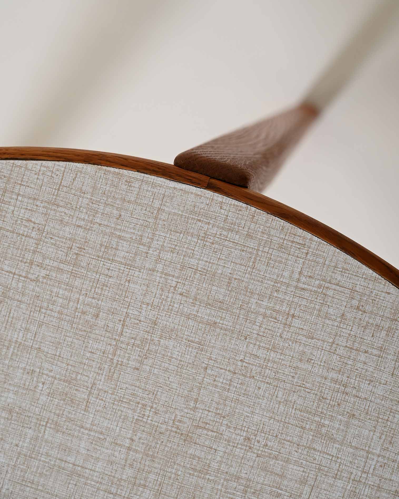 Tavolino in rovere e laminato, Ferdinand Lundqvist, anni '50-'60