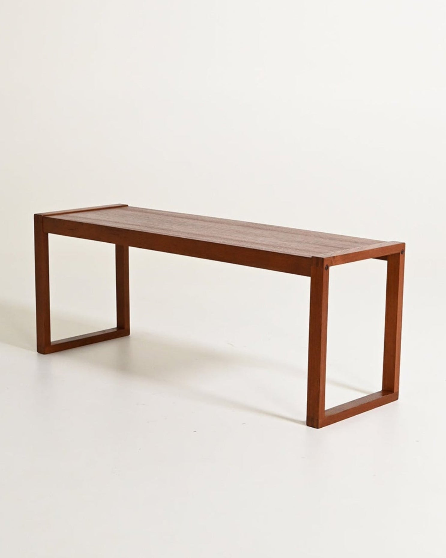 Panca in teak scandinava, anni '60