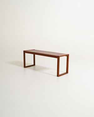 Panca in teak scandinava, anni '60