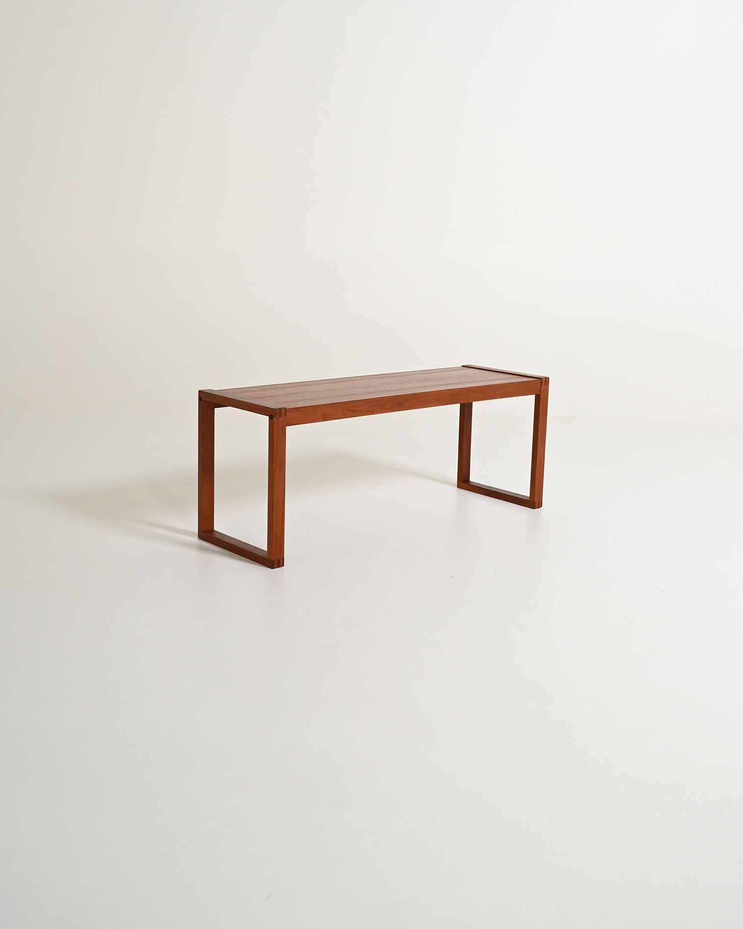 Panca in teak scandinava, anni '60