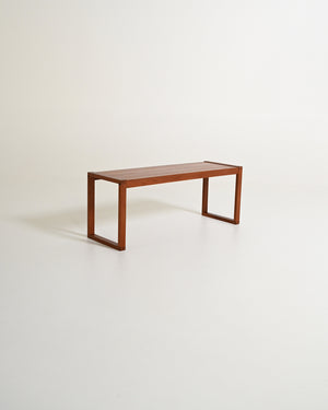 Panca in teak scandinava, anni '60