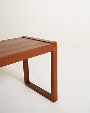 Panca in teak scandinava, anni '60