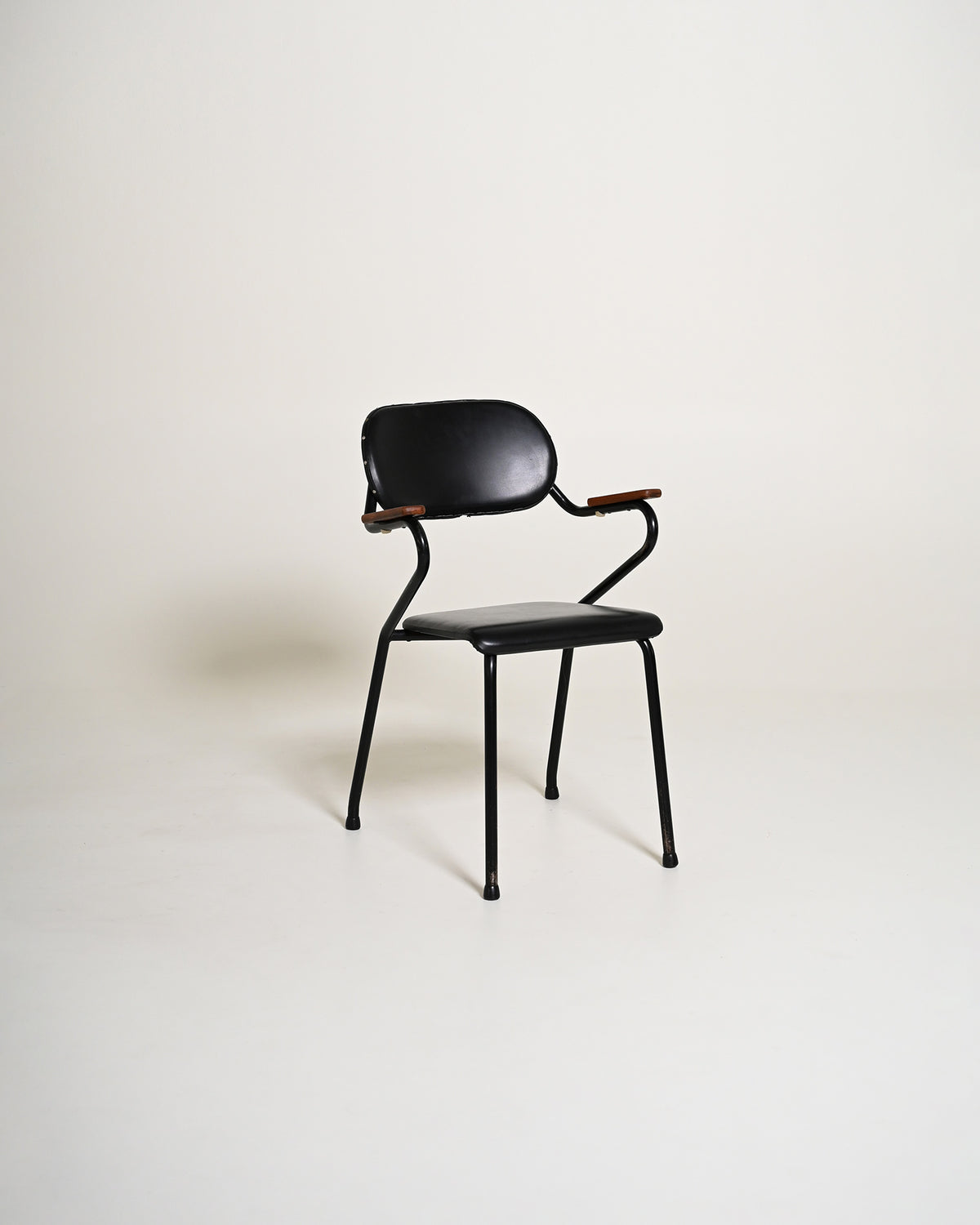 Sedia in teak di design scandinavo, anni '50