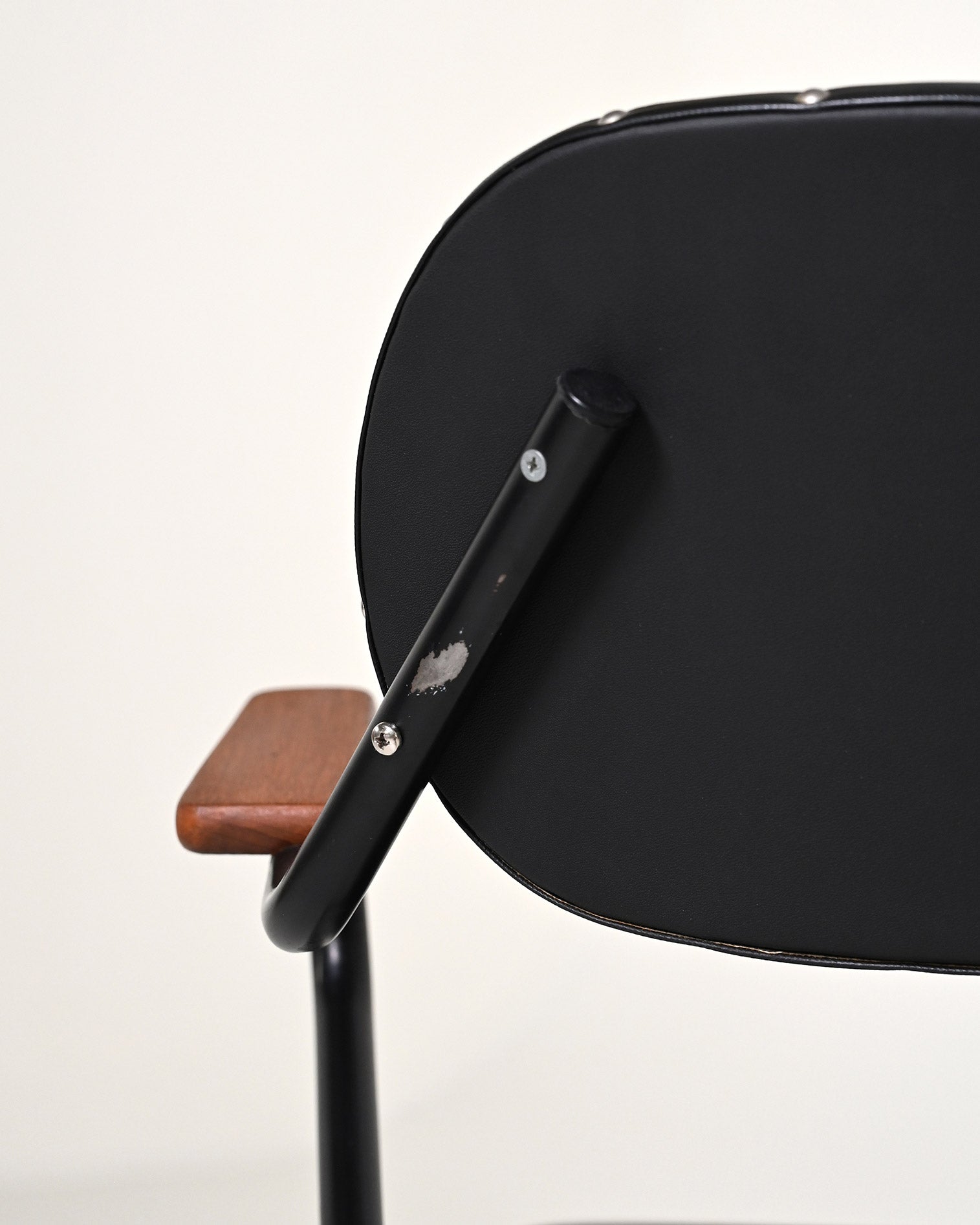 Sedia in teak di design scandinavo, anni '50