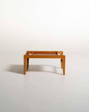 Comodino “Nikko” in teak e rovere di Yngvar Sandström per NK, Svezia, anni '60
