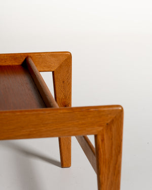 Comodino “Nikko” in teak e rovere di Yngvar Sandström per NK, Svezia, anni '60
