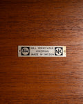 Comodino “Nikko” in teak e rovere di Yngvar Sandström per NK, Svezia, anni '60