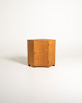Mobile angolare scandinavo in betulla, metà Novecento