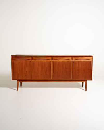 Sideboard scandinavo in teak anni ’60, di MobelFabriken Linden