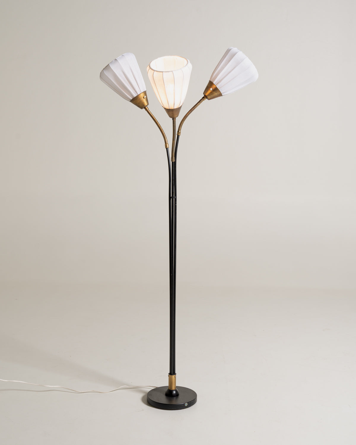 Lampada da terra svedese a tre luci, anni ’50