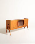 Sideboard in teak e rovere di Bengt Ruda, anni ’50/’60
