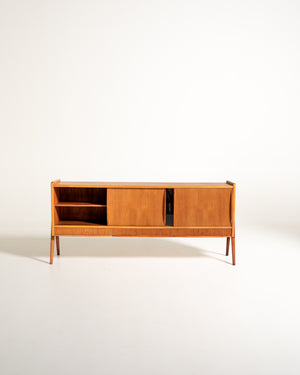 Sideboard in teak e rovere di Bengt Ruda, anni ’50/’60