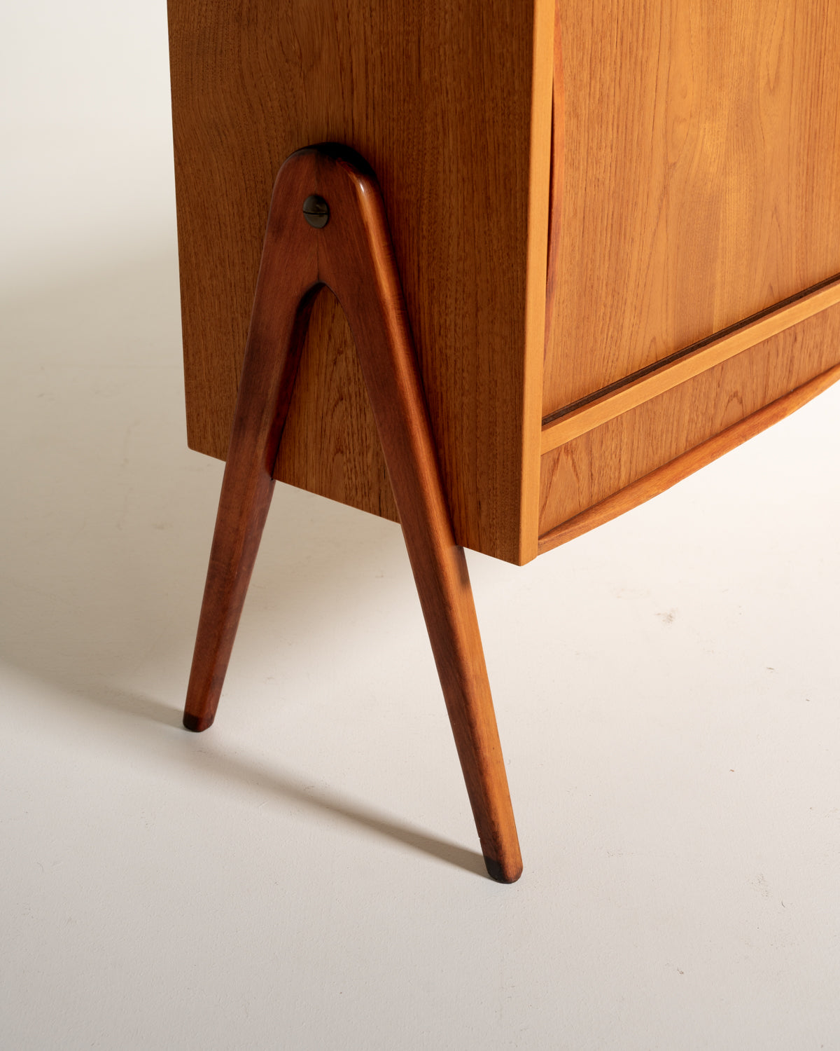 Sideboard in teak e rovere di Bengt Ruda, anni ’50/’60