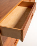 Sideboard scandinavo in teak e rovere, anni ’50/’60