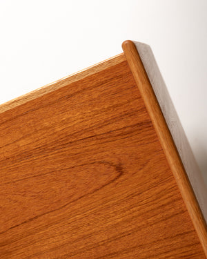 Sideboard scandinavo in teak e rovere, anni ’50/’60