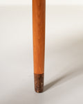 Scrivania scandinava in teak con allunga a ribalta, anni ’50/’60