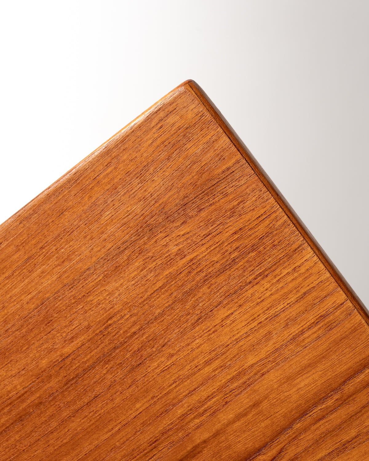 Scrivania scandinava in teak con allunga a ribalta, anni ’50/’60