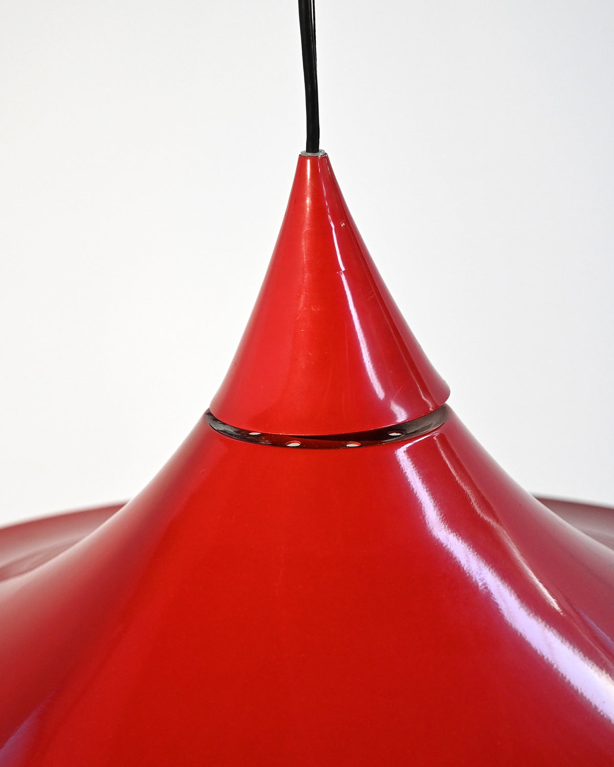 Coppia di lampade da soffitto attribuibili al modello “Semi” di Claus Bonderup e Torsten Thorup per Fog & Mørup, anni ’60
