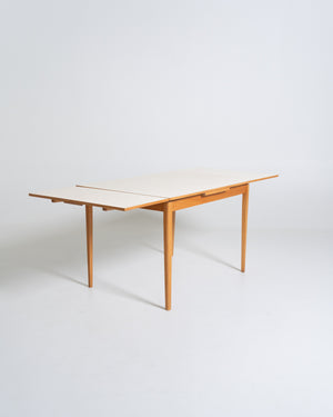 Tavolo da pranzo in laminato chiaro, Svezia, anni ’50-’60