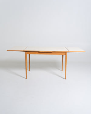Tavolo da pranzo in laminato chiaro, Svezia, anni ’50-’60