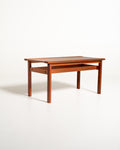 Panchetta scandinava a listelli in teak, anni ’60