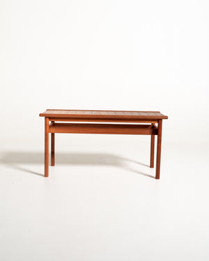 Panchetta scandinava a listelli in teak, anni ’60