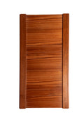 Panchetta scandinava a listelli in teak, anni ’60