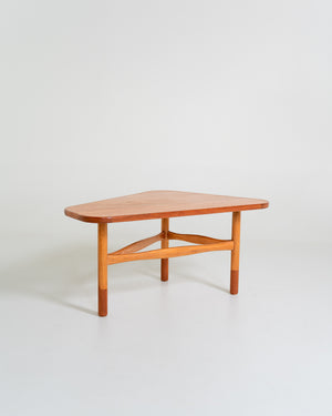 Tavolino in teak e rovere di Yngve Ekström per Westbergs Möbler, Svezia, anni ’50