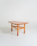 Tavolino in teak e rovere di Yngve Ekström per Westbergs Möbler, Svezia, anni ’50