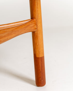 Tavolino in teak e rovere di Yngve Ekström per Westbergs Möbler, Svezia, anni ’50