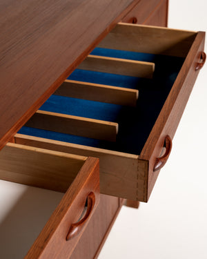 Sideboard in teak di Tage Olofsson per Ulferts, Svezia, anni '60