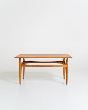 Tavolino in rovere di Karl-Erik Ekselius per JOC, Svezia, anni ’50