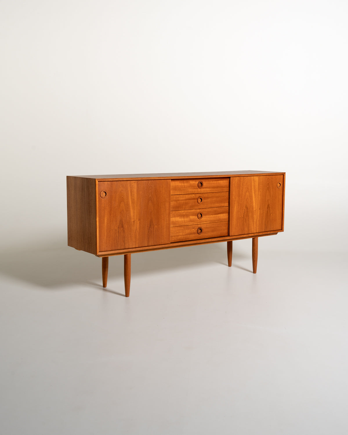 Sideboard danese in teak, anni ’60